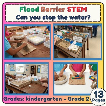 Flood Barrier STEM Challenge: Can You Stop the Water? Hands-On Engineering (K-2)