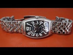 c2005 Franck Muller Casablanca men's luxury watch. Model reference 6850.