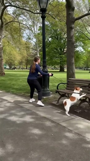 POV: The Retractable Leash Was a Mistake 🐕🐿️🔄