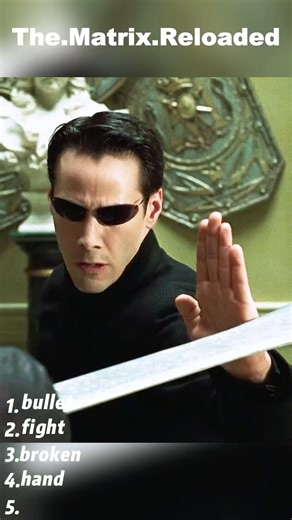 The Matrix Reloaded (2003) — Neo vs Merovingian’s Army 🕶️🔥