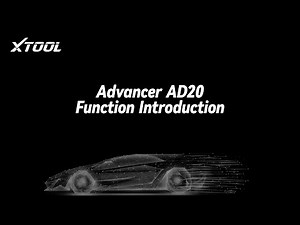 XTOOLTECH Advancer AD20 Function Introduction