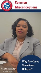Chief Prosecutor Carla Taylor sets the record straight on why some cases may be delayed – it's not always what you think! Tune in as she addresses the common misconceptions and sheds light on the complex factors at play. | Shelby County District Attorney's Office