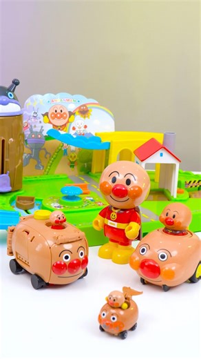 Satisfying with Unboxing & Review Anpanman Toy ASMR アンパンマンが車に変身、冒険だ！#short #anpanman #asmr