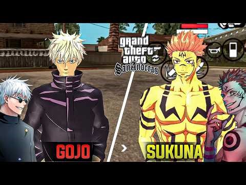 BEST JUJUTSU KAISEN MODPACK FOR GTA SA MOBILE!
