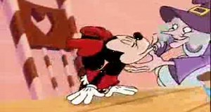 Walt Diseny Hansel and Gretel with Mickey and Minnie Mouse