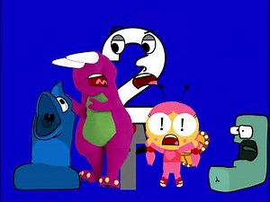 Pizza Tower Scream Meme but Barney Error