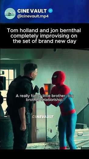 Tom Holland and Jon Bernthal improvised their scenes! 📉😱 | #SpiderMan