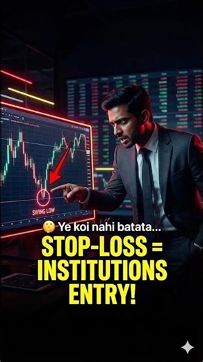 Stop-Loss ke niche kya hota hai? Institutions ka Secret Entry Strategy#shorts #trading #candlestick