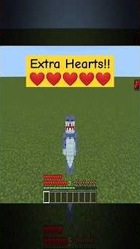 Extra Health Hearts #commandblock #minecraft #commandblockhacks