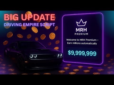 [🚗] Best Driving Empire Script (PASTEBIN 2025) | Autorace, Speedhack, Autofarm - KEYLESS!