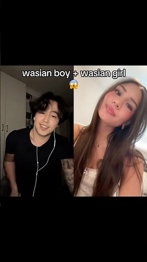 Wasian Boy & Wasian Girl (Half White Half Asian) #girl #boyfriend #cute #shorts