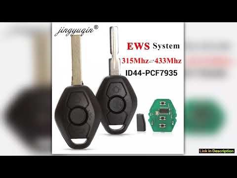 jingyuqin EWS Sytem Car Remote Key for BMW E38 E39 E46 X3 X5 Z3 Z4 1357 Series 315433MHz ID44 Chip