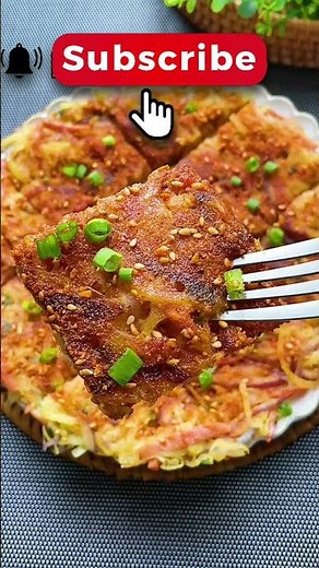 فطيرة بدون طحين لسد الجوع | فطيرة بالخضار | عشاء سهل و سريع | سناك لذيذ في مقلاة | Snack