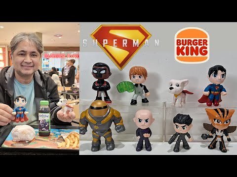 Superman at Burger King July 2025 - unboxing