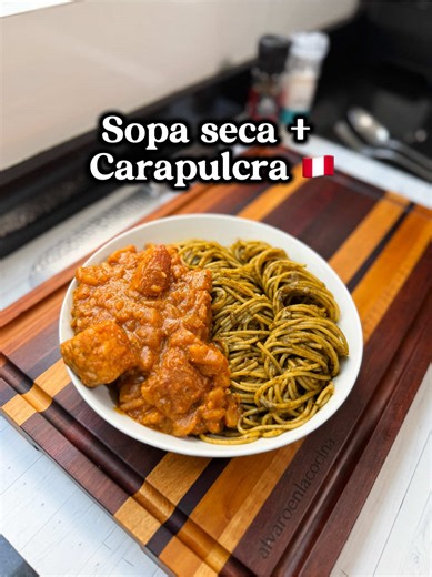 Sopa Seca con Carapulcra: Receta Peruana Auténtica