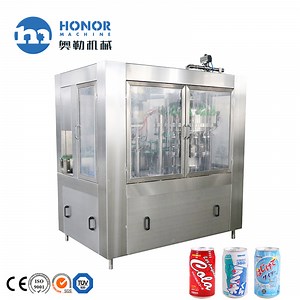 [Hot Item] Automatic Aluminum Can Soda Carbonated Soft Drink Filling Machine