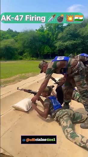 Ssc GD AK47 Firing training #bsf #cisf #crpf #sscgd #ncc #armylover #army #shorts #trending