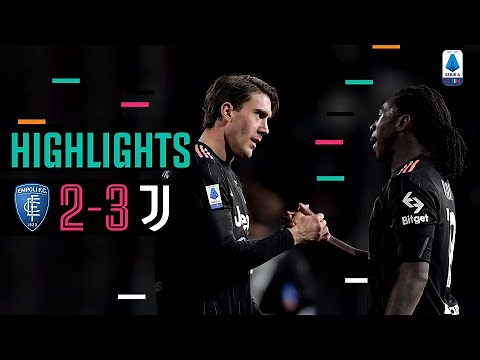 Empoli 2-3 Juventus | Vlahović Double Seals Win in Tuscany 🔥 | Serie A Highlights