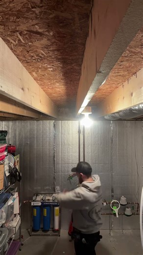 Water filtration system installation #plumbing #plumber #waterfilter #work