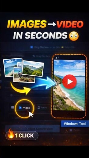 Turn Images Into Video in Seconds 😳 (Windows PC Tool)