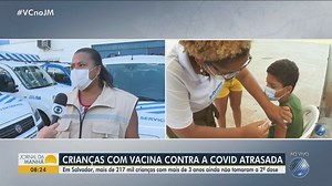Mais de 200 mil crianças estão com doses da vacina contra covid-19 atrasadas