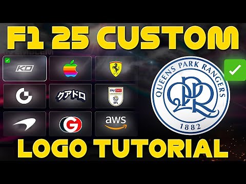 F1 25 | CUSTOM LOGO TUTORIAL!!!