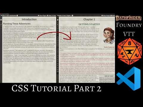 Upgrading your Journals with CSS | Part 2 | Foundry VTT Tutorial