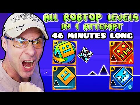RobTop Travel XL - ALL 22 Main Levels + Meltdown + World + SubZero in 1 ATTEMPT