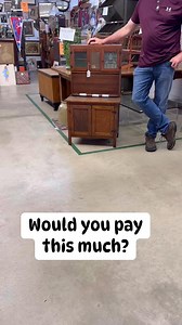 1920s Hoosier Cabinet Salesman Sample! Would you pay this much? | Part-Time Pickers