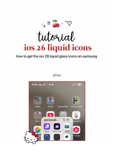 Samsung Liquid Icons Tutorial: iOS 26 Customization