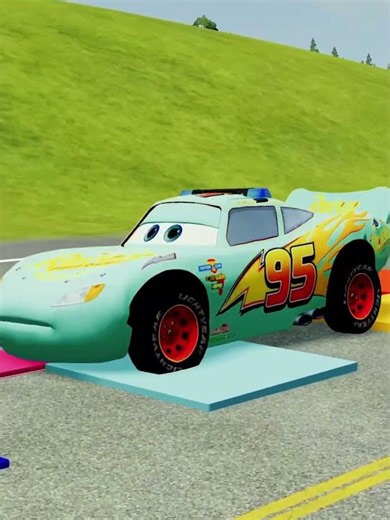 Ultimate Car Crash Simulation | تحطم السيارات | Realistic Physics #Shorts