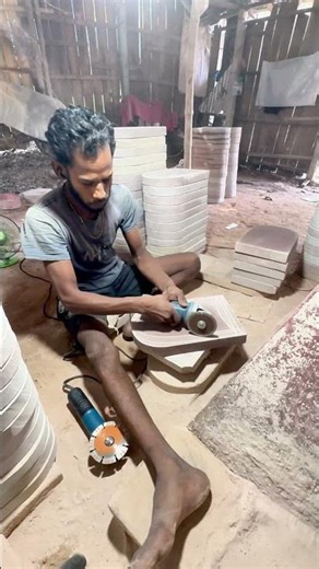 Traditional Stone Grinding Process! 🪨🌶️