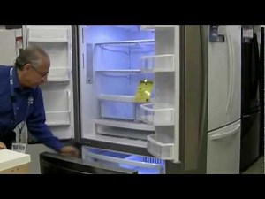 Sears Sales Associate Overview of Kenmore Refrigerator