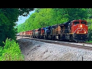 Train with 21 locomotives!