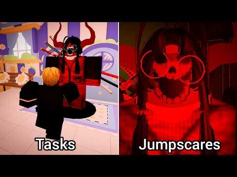 All Tasks, Jumpscares and Endings in Roblox Shizuka's Cafe