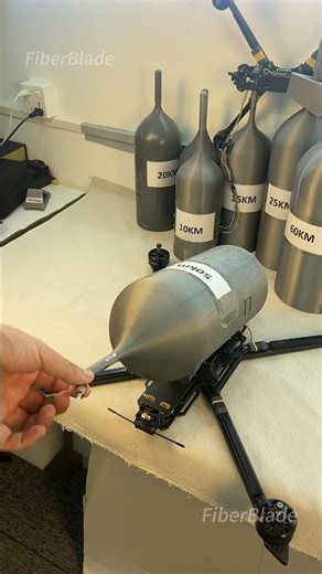 Anti-electronic interference device, stable flight #fpv #uav #Fiber optic drone