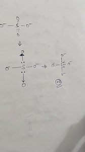 One of the resonating structure of SO4−2​ is Which set of forma... | Filo
