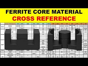 {931} understanding ferrite core material cross reference