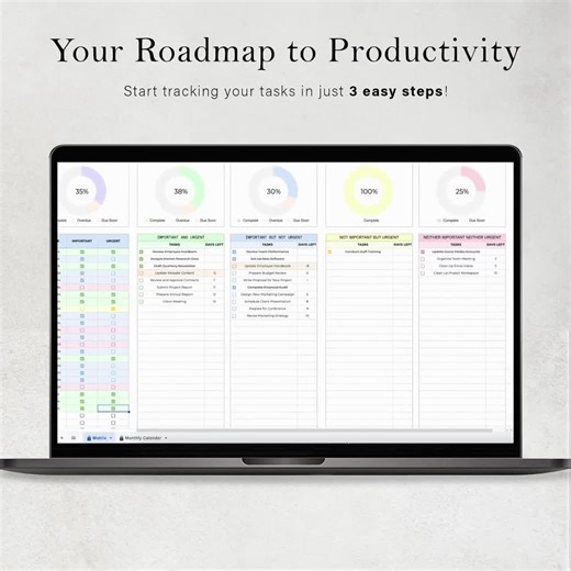 Eisenhower Matrix Task Priority Tracker to Do List Spreadsheet Task Tracker Template Productivity Planner Task Manager Calendar Google Sheet - Etsy UK