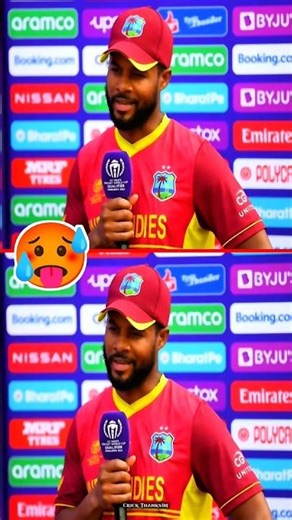 What did the West Indies captain say after losing the match to India 😱🔥 #cricket #cricketnews #shots