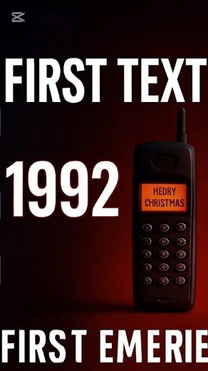 The First Text Message Ever Sent #shorts