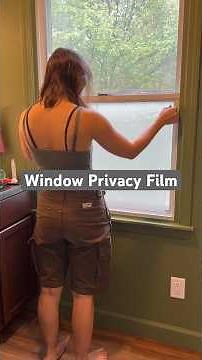 In case your dad didn’t teach you, here’s how you install window privacy film!!￼
