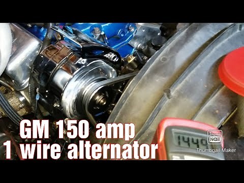 GM 150 Amp 1 Wire Alternator Install