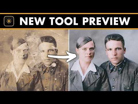 Luminar Neo's NEW TOOL Instantly Restores Old Photos! Update Preview