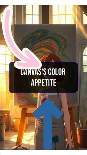 Canvas devours colors!