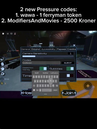 New codes in the new pressure update