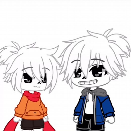 Frisk and Sans Undertale Gacha Video Compilation