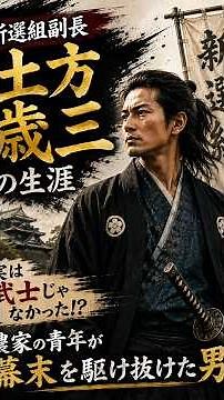 【銀魂】土方十四郎のモデル「土方歳三」実は武士じゃなかった？ #銀魂 #新選組 #土方歳三
