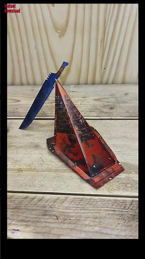 DND Table Decor DIY – Gothic Helmet Papercraft for Dungeon Master Setup