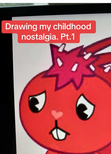 Flaky from Happy Tree Friends: Nostalgic Fan Art Creation